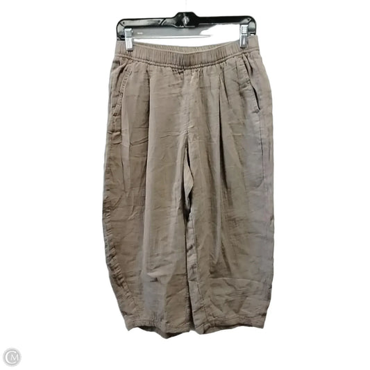 Pants Wide Leg By Gap In Brown, Size: S