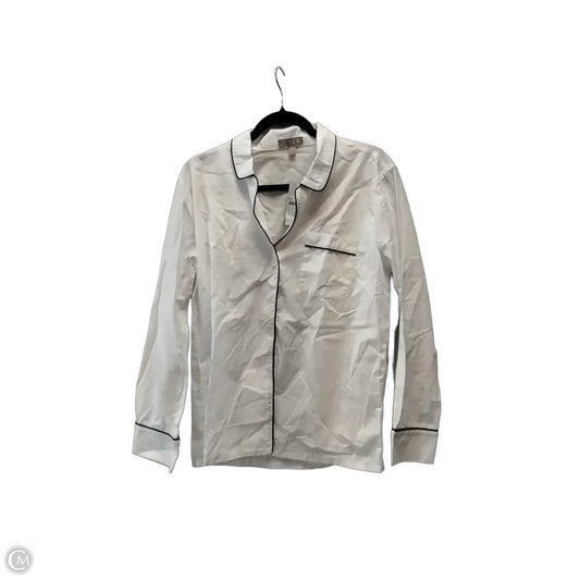 Top Long Sleeve By J. Crew In White, Size: S