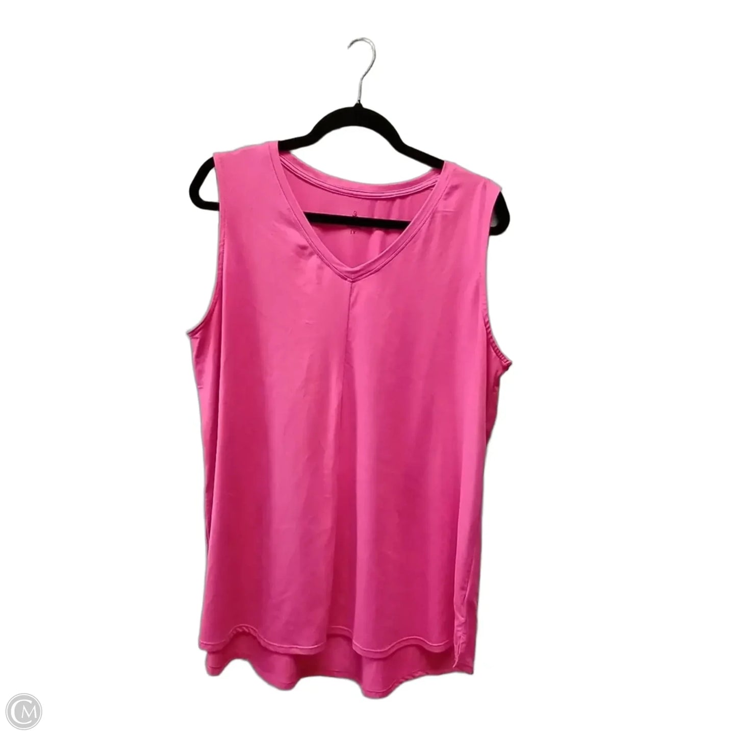 Tank Top By Cuddl Duds In Pink, Size: 1x