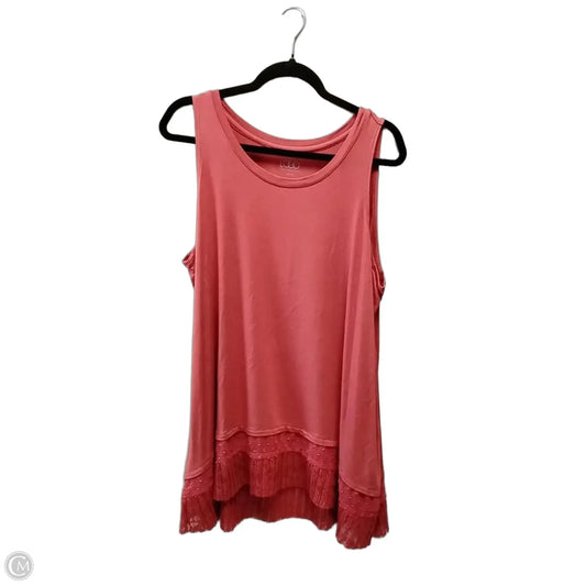 Tank Top By Logo In Red, Size: Xl