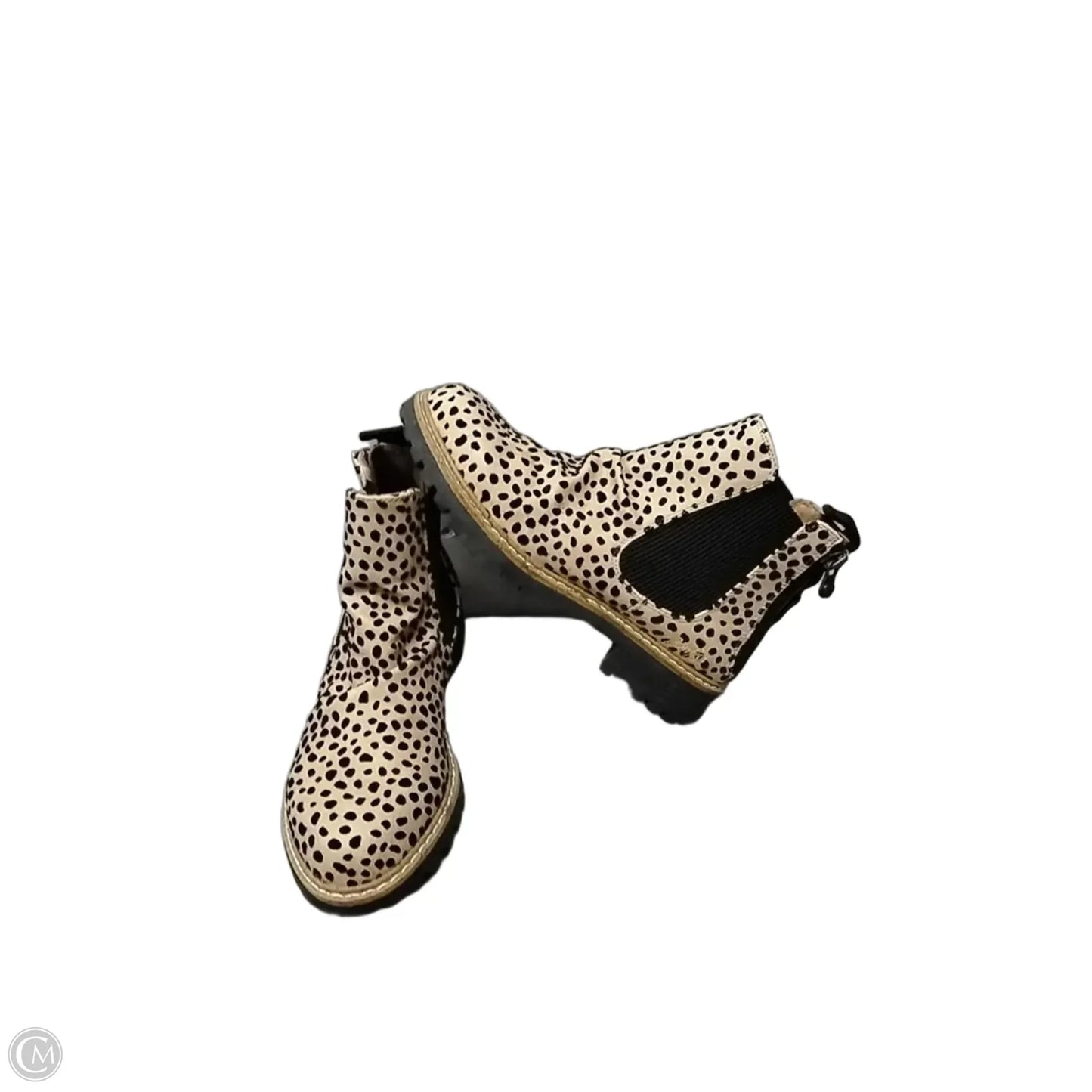 Boots Ankle Flats By Blowfish In Animal Print, Size: 6