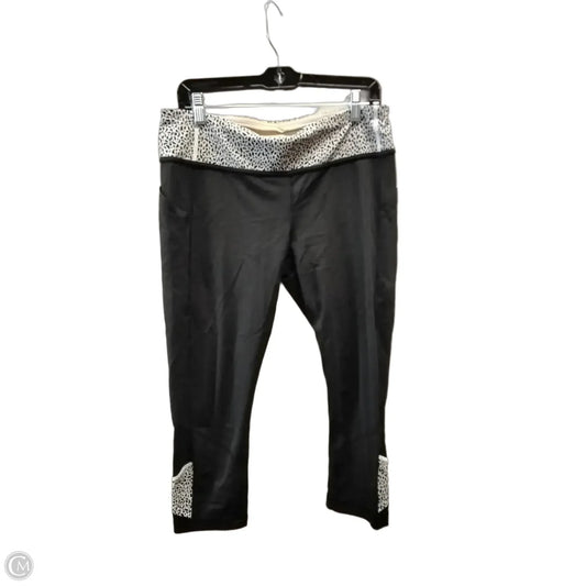 Athletic Capris By Lululemon In Black, Size: 12