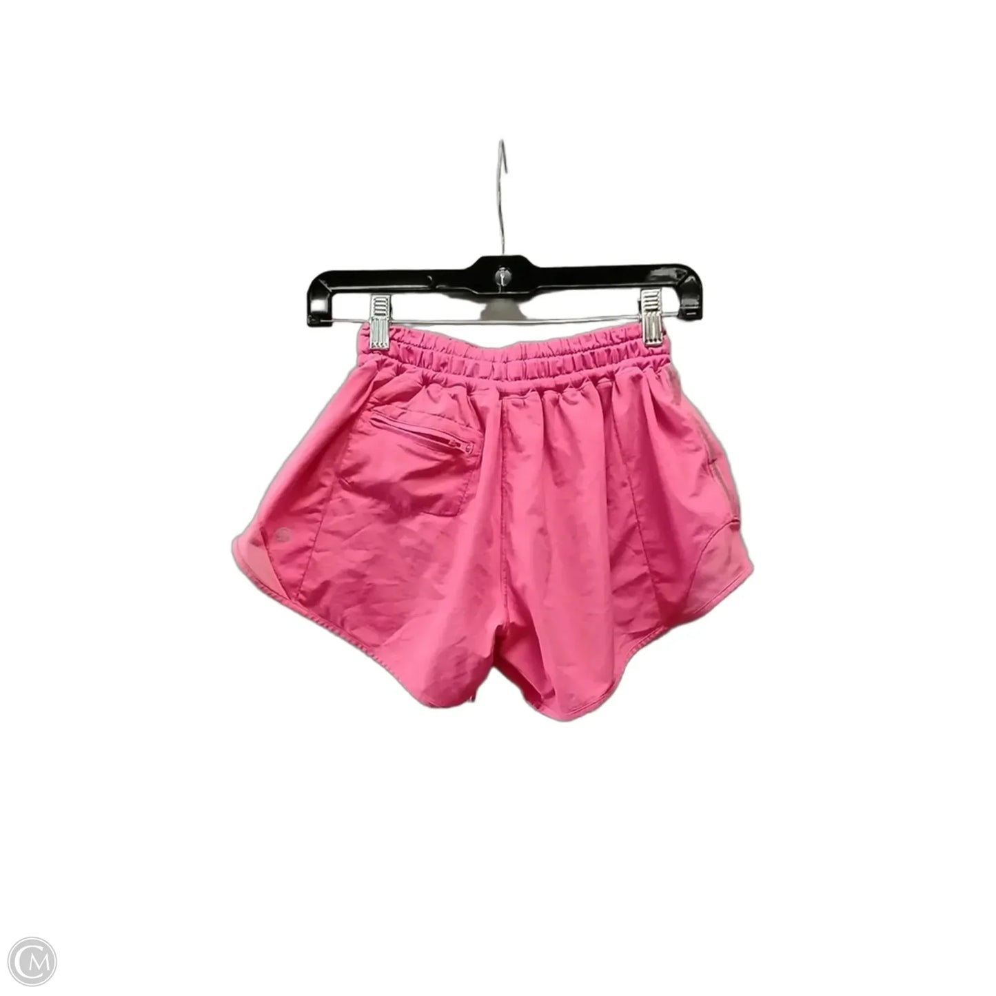 Athletic Shorts By Lululemon In Pink, Size: 4