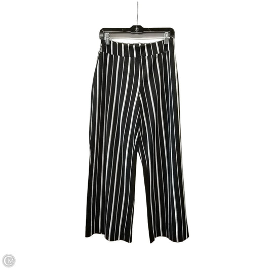 Pants Wide Leg By Harve Bernard In Striped Pattern, Size: M