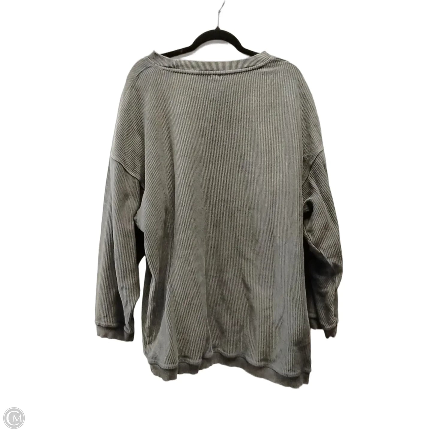 Athletic Sweatshirt Crewneck By Aerie In Grey, Size: Xl