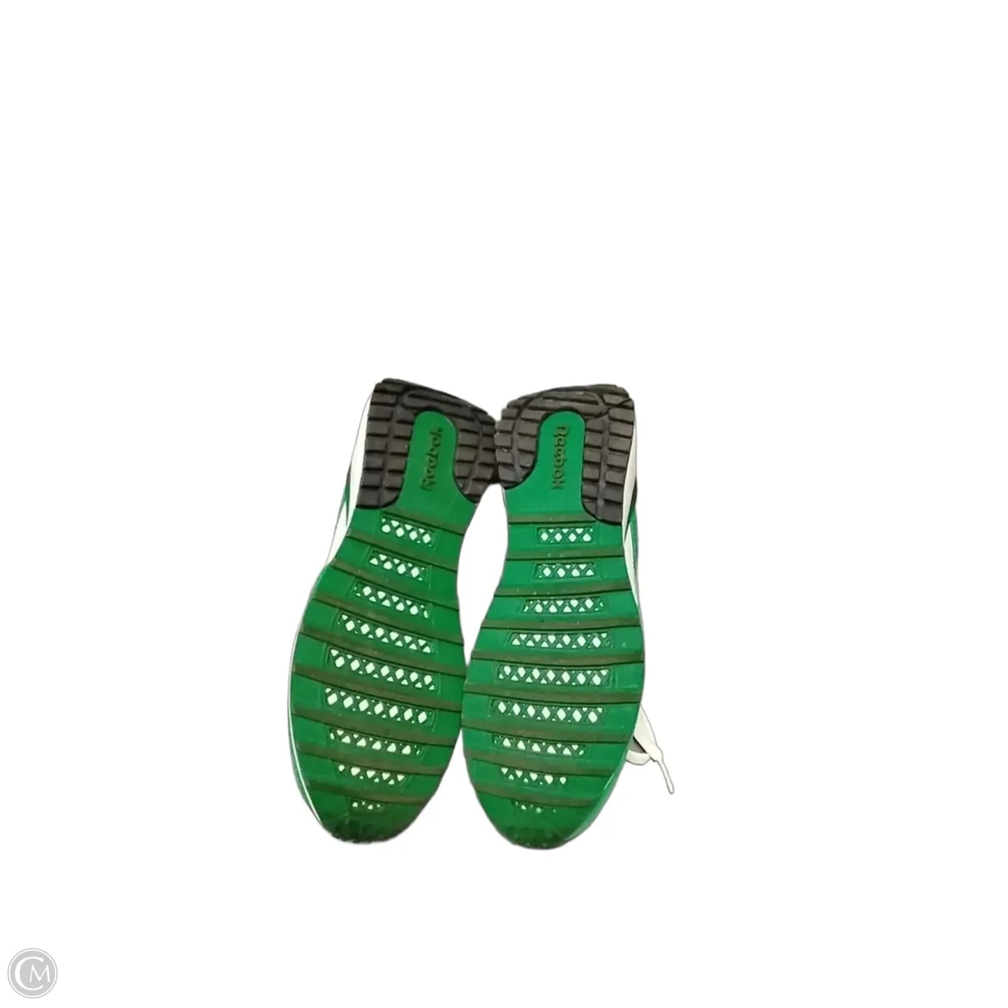 Shoes Athletic By Reebok In Green & White, Size: 9