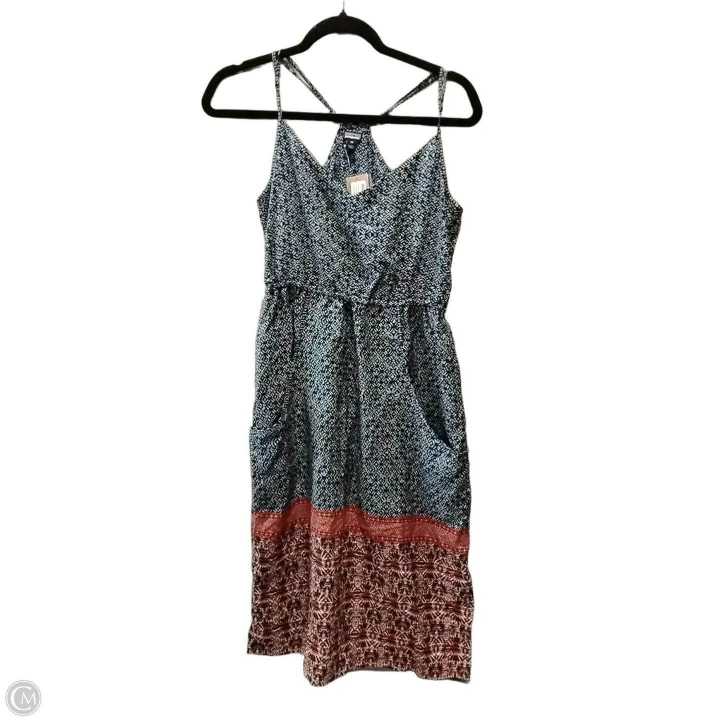 Dress Casual Midi By Patagonia In Blue, Size: Xs