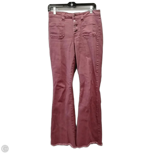 Jeans Flared By Cme In Red, Size: 8
