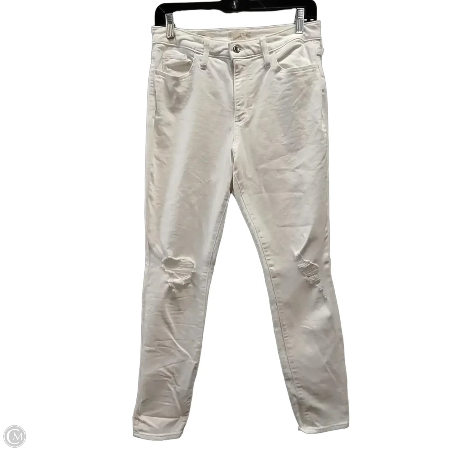 Jeans Skinny By Universal Thread In White, Size: 6