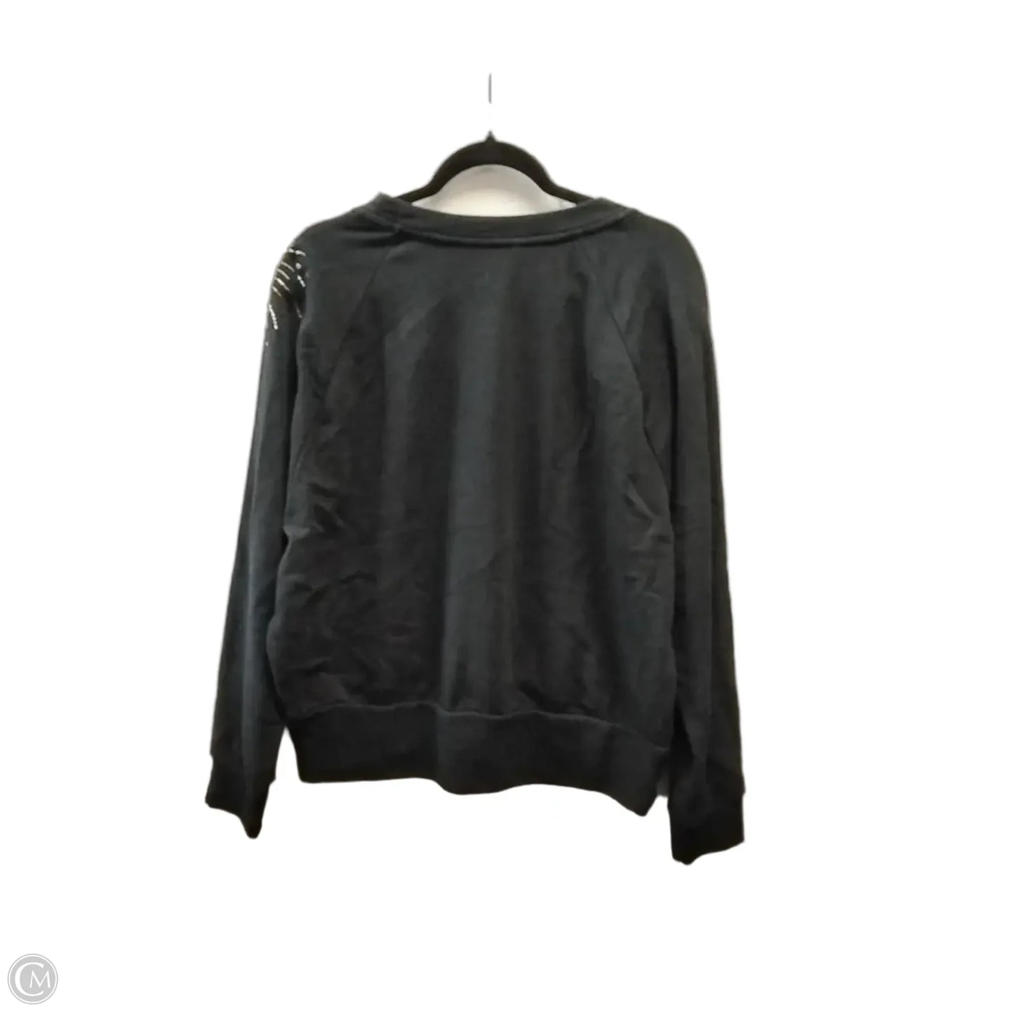 Sweatshirt Crewneck By Loft In Black, Size: M