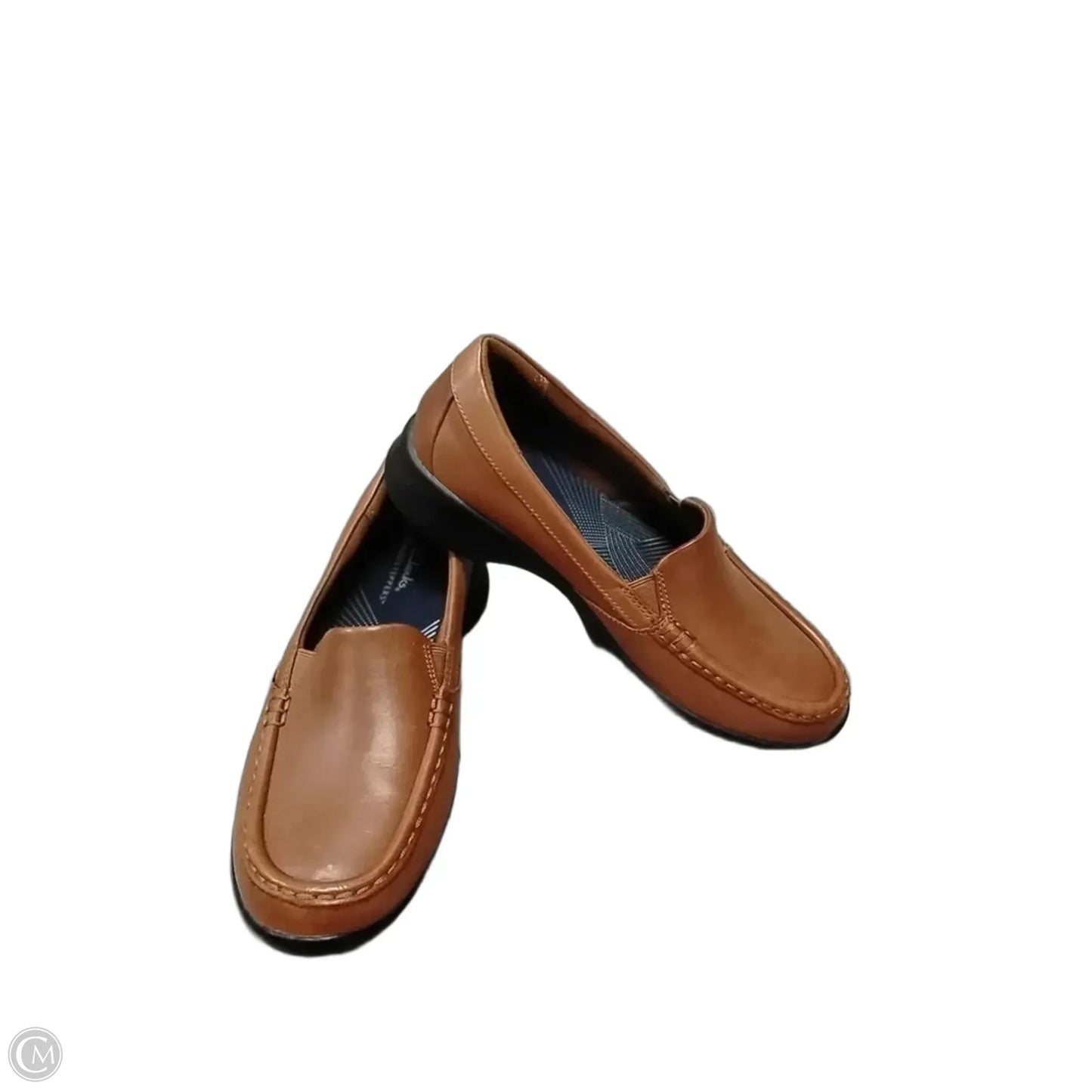 Shoes Flats By Clarks In Brown, Size: 7.5
