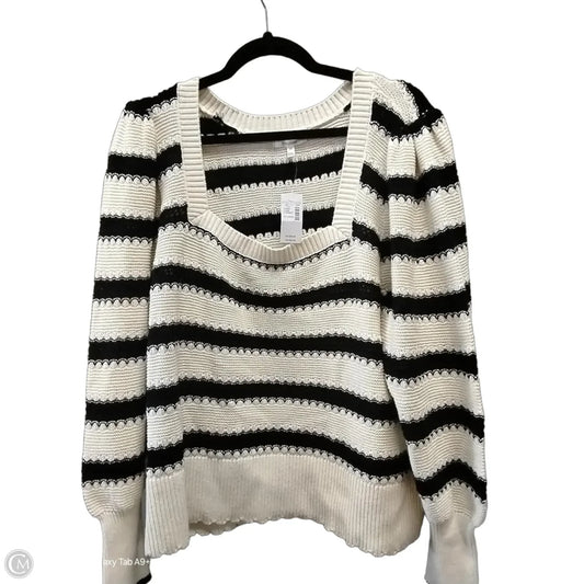Sweater By Maurices In Striped Pattern, Size: Xxl