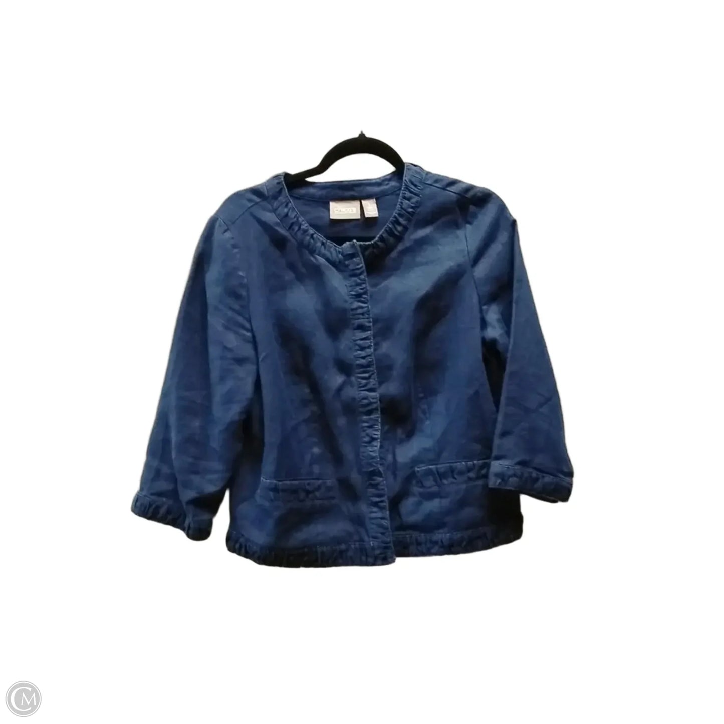 Jacket Other By Chicos In Blue, Size: M