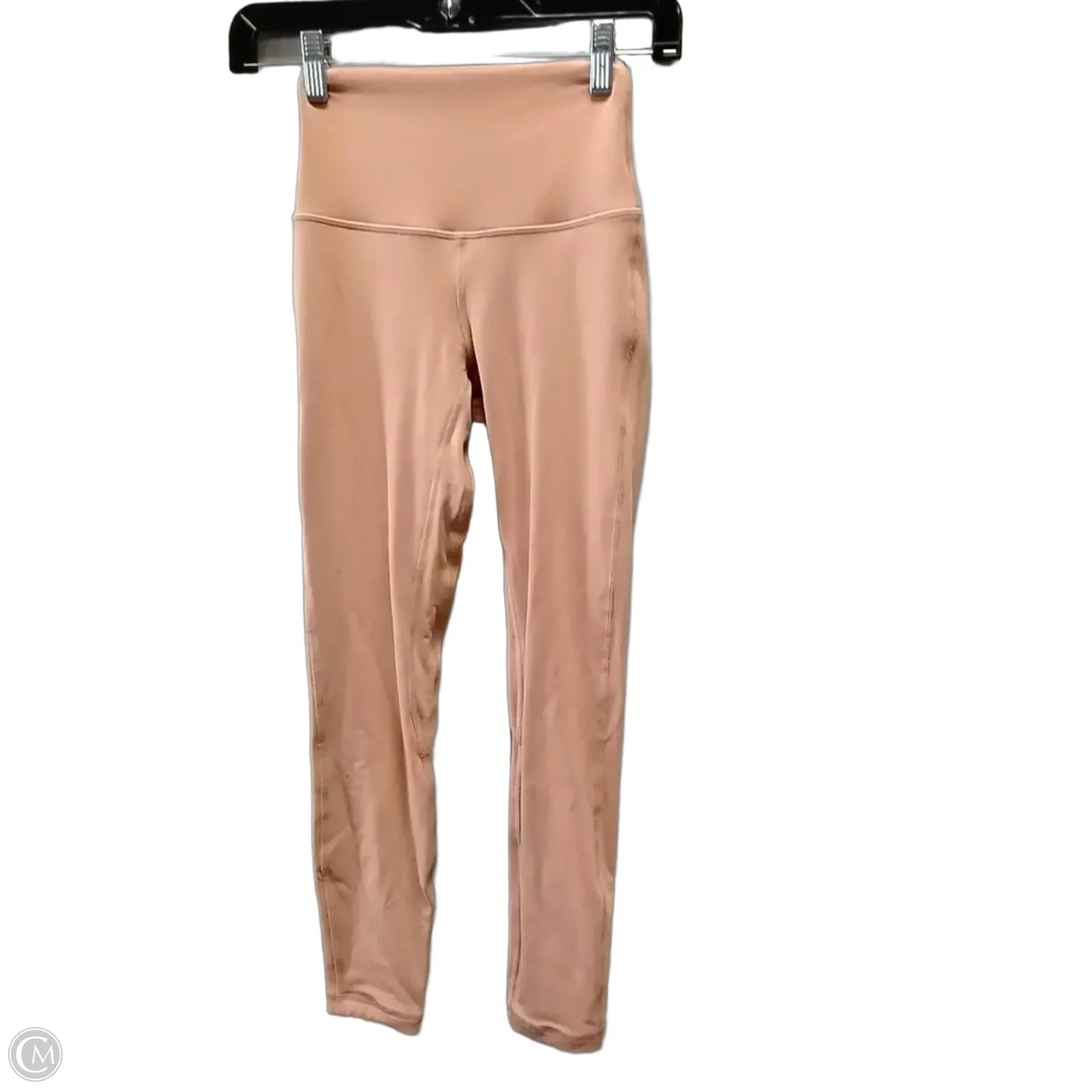 Athletic Leggings By Lululemon In Orange, Size: M