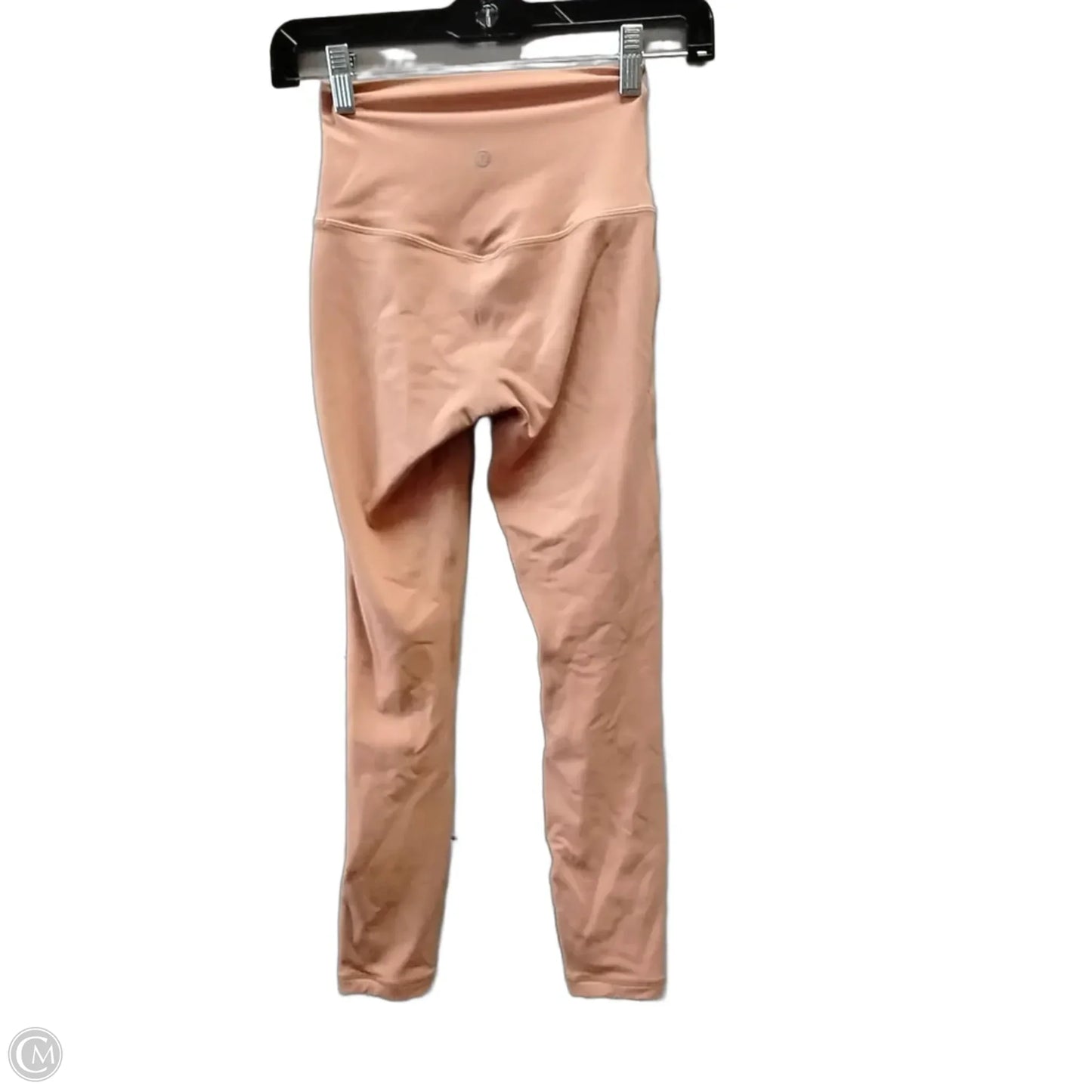 Athletic Leggings By Lululemon In Orange, Size: M