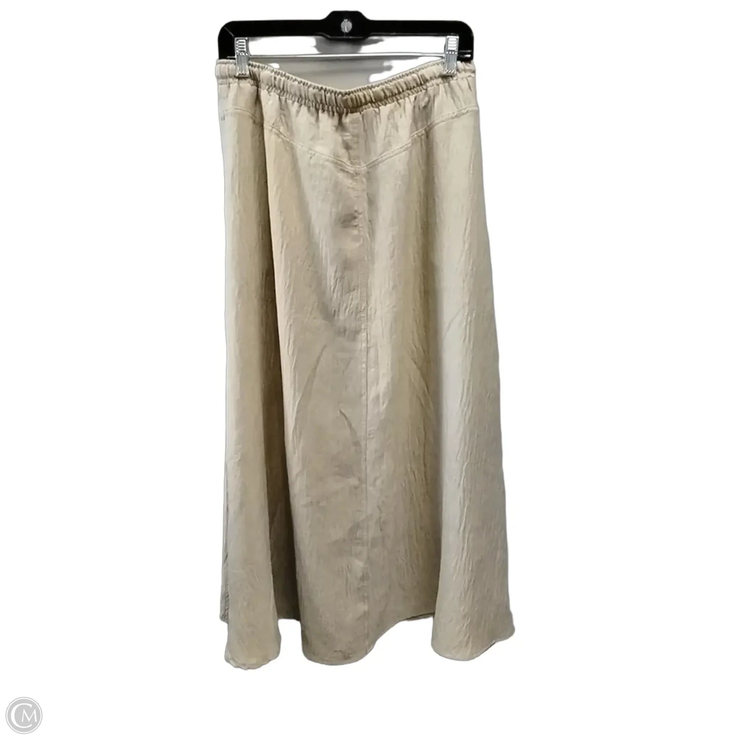 Skirt Midi By Max Studio In Tan, Size: L