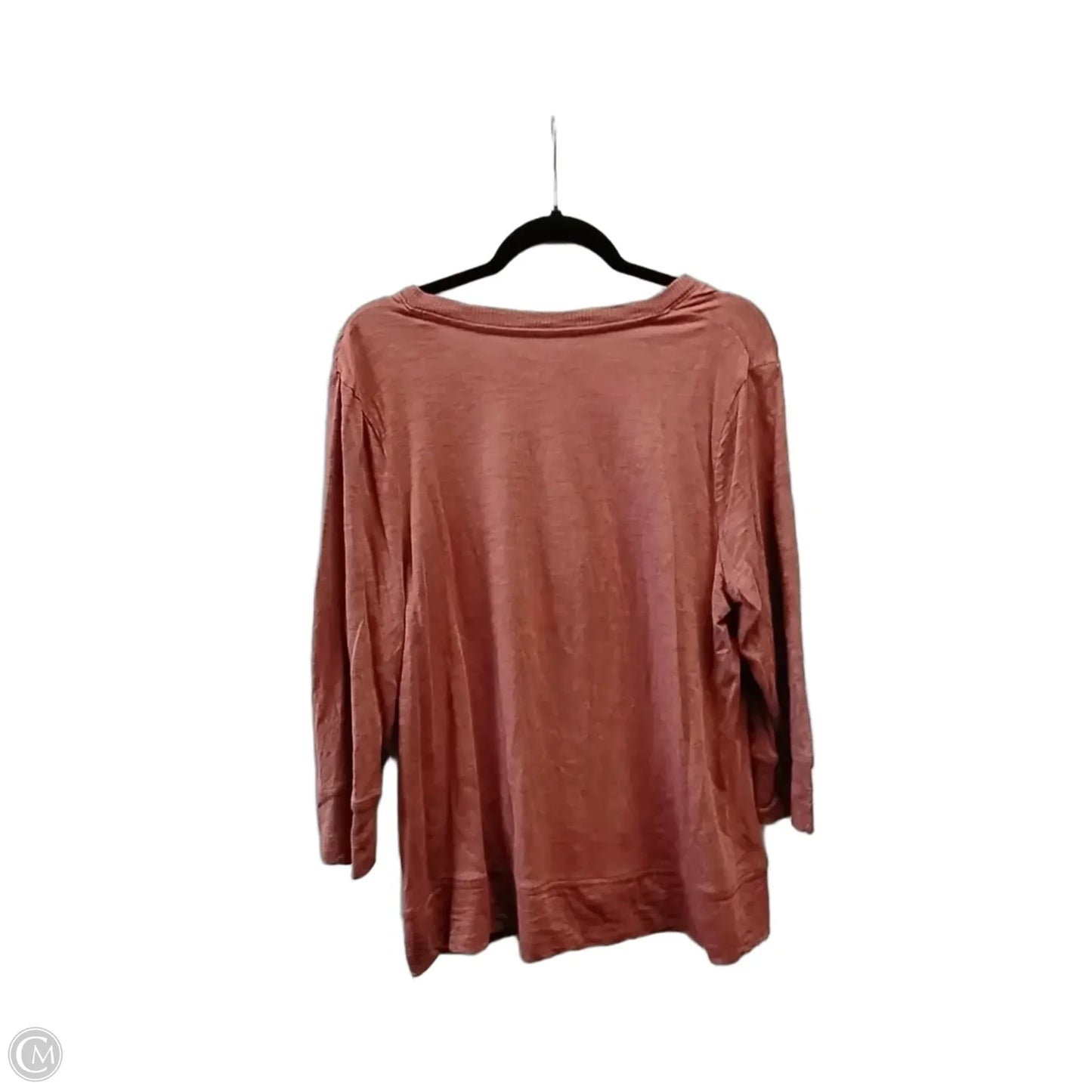 Top Long Sleeve By Chicos In Red, Size: L