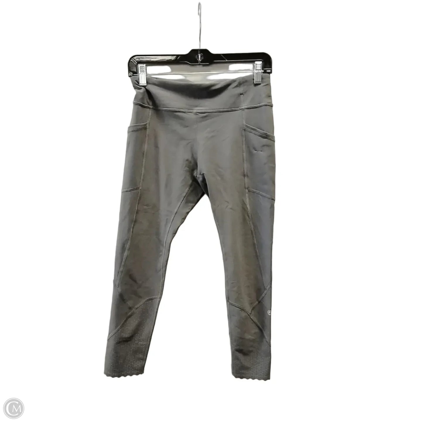 Athletic Capris By Lululemon In Grey, Size: 8