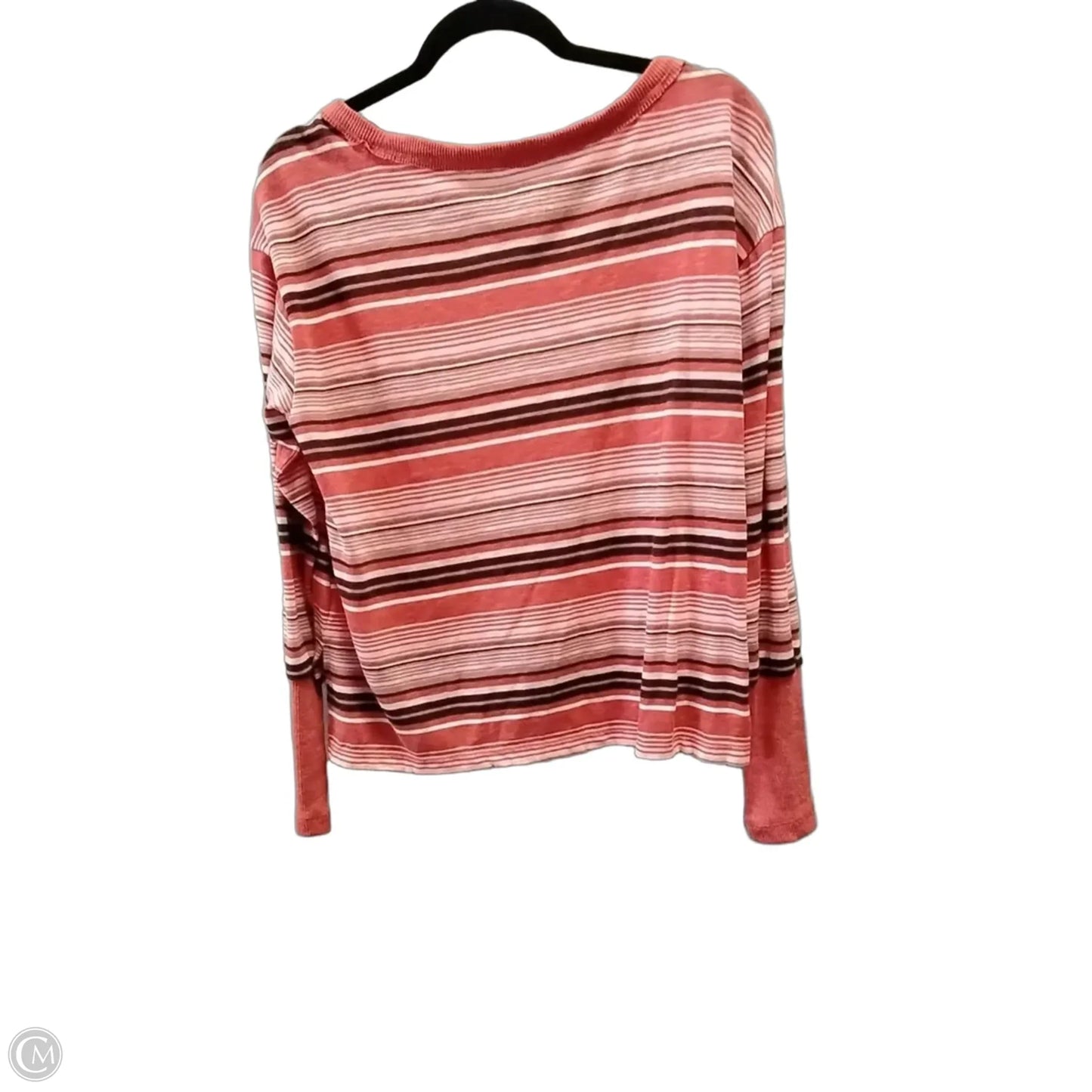 Top Long Sleeve By Pilcro In Striped Pattern, Size: S