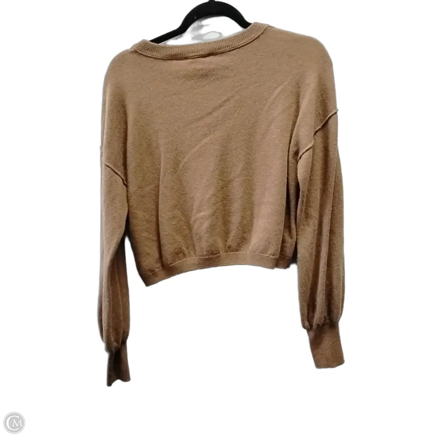 Top Long Sleeve By A Loves A In Brown, Size: M