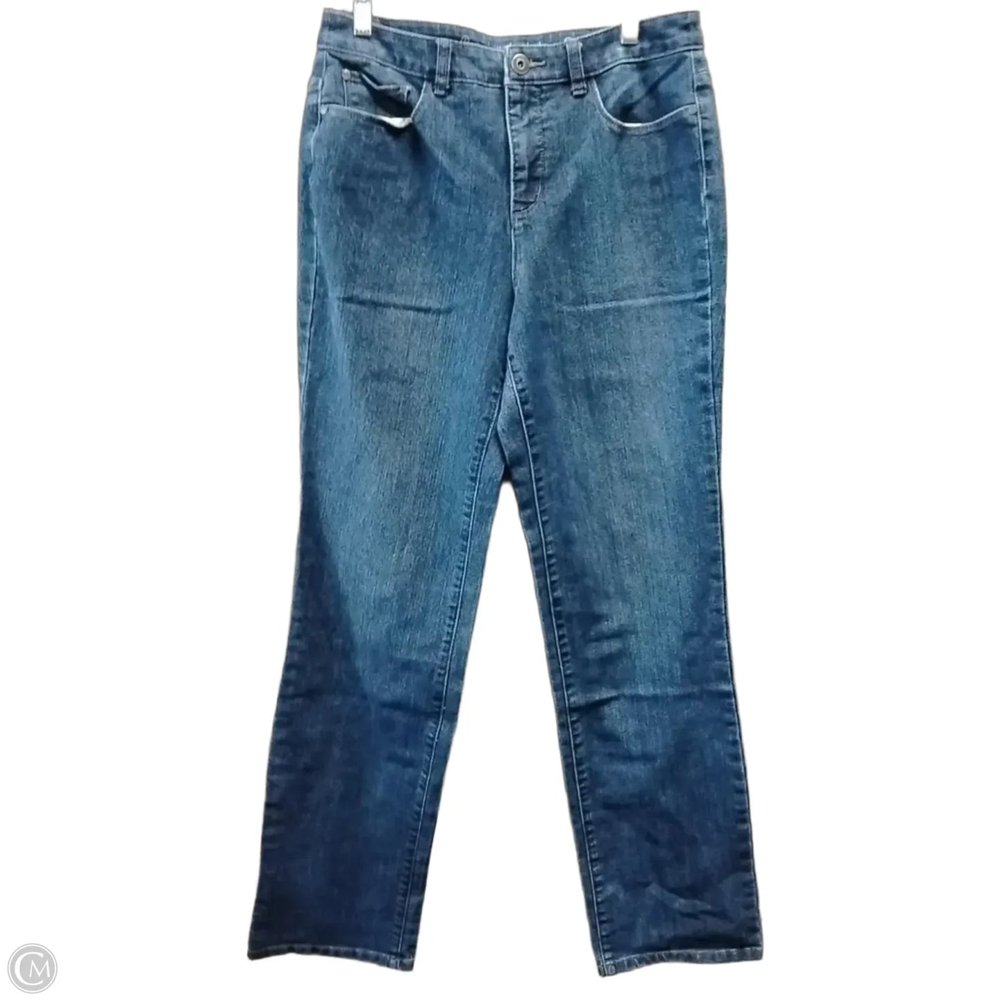 Jeans Straight By Christopher And Banks In Blue Denim, Size: 6