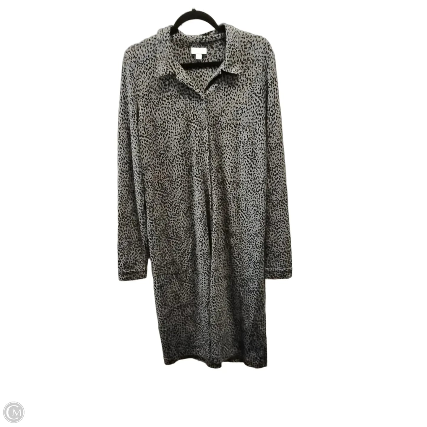 Dress Casual Midi By J. Jill In Animal Print, Size: M