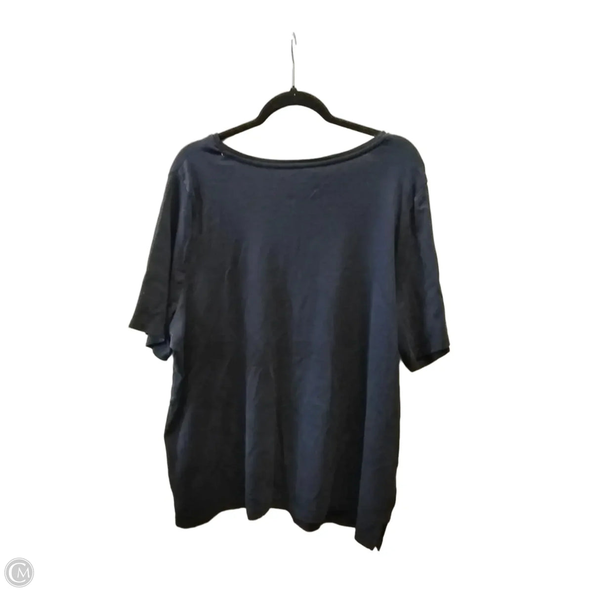 Top Long Sleeve By Talbots In Blue, Size: 3x