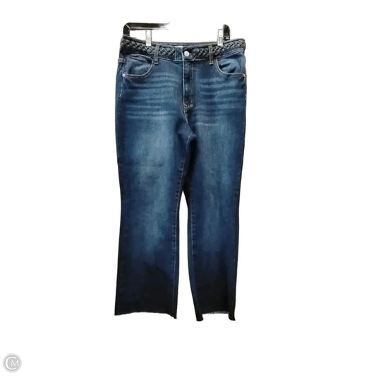 Jeans Wide Leg By Oat In Blue Denim, Size: 8