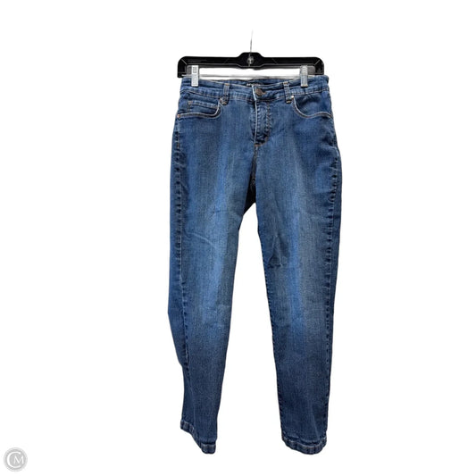 Jeans Skinny By Relativity In Blue Denim, Size: 6
