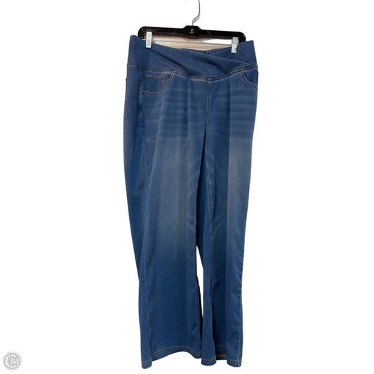 Jeans Straight By Halara In Blue Denim, Size: Xl