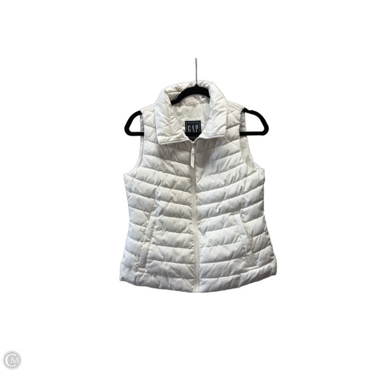 Vest Puffer & Quilted By Gap In White, Size: Xs