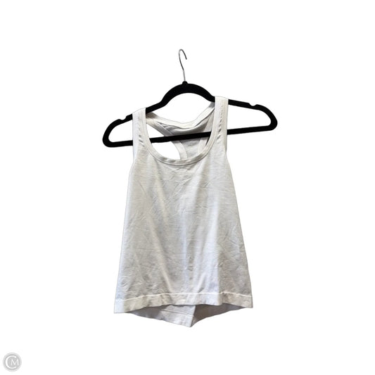 Athletic Tank Top By Lululemon In White, Size: S