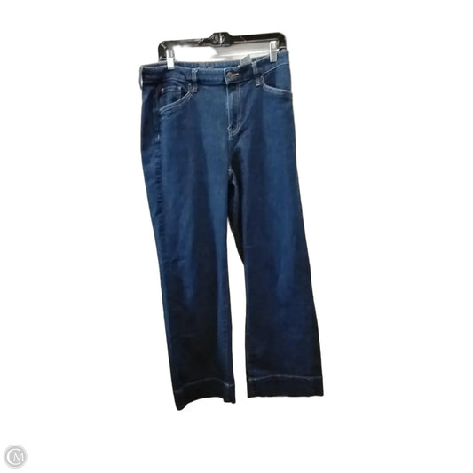 Jeans Wide Leg By Chicos In Blue Denim, Size: 10