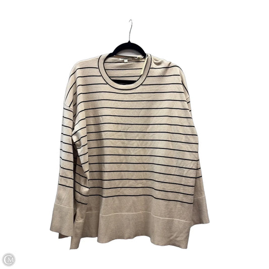 Sweater By Max Studio In Striped Pattern, Size: L
