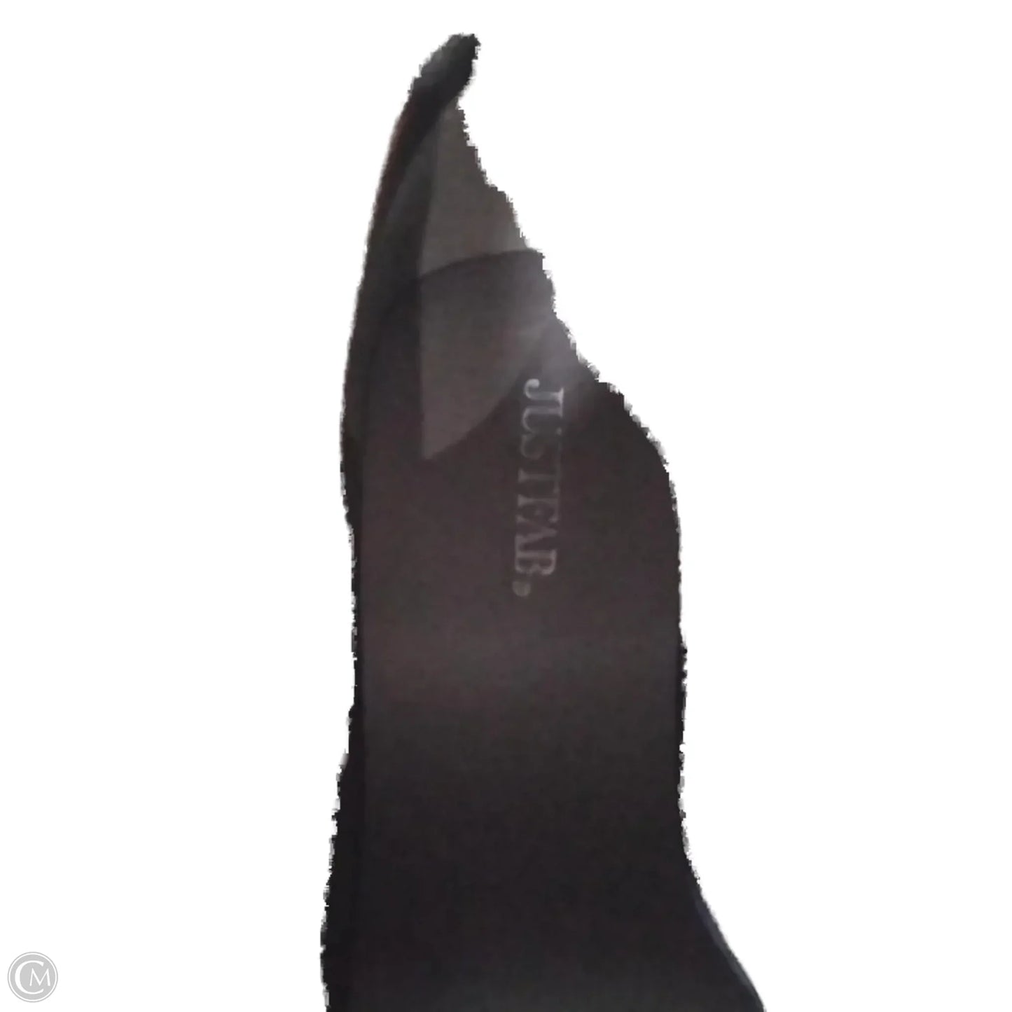 Boots Ankle Heels By Justfab In Grey, Size: 8