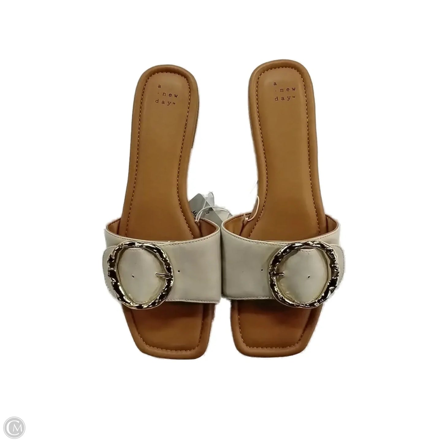 Sandals Flats By A New Day In White, Size: 12