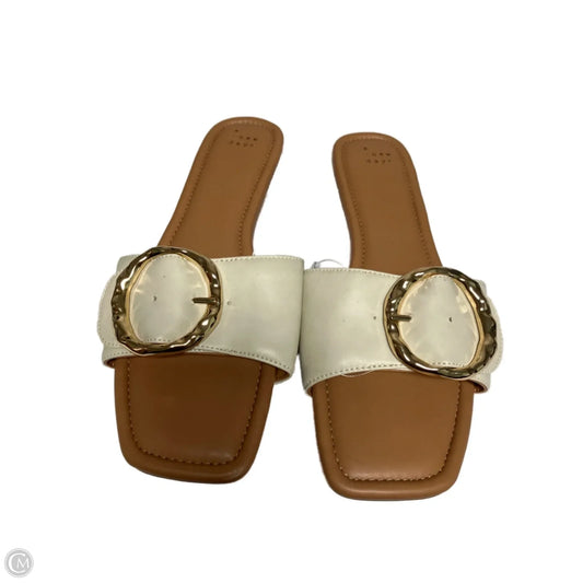Sandals Flats By A New Day In White, Size: 12