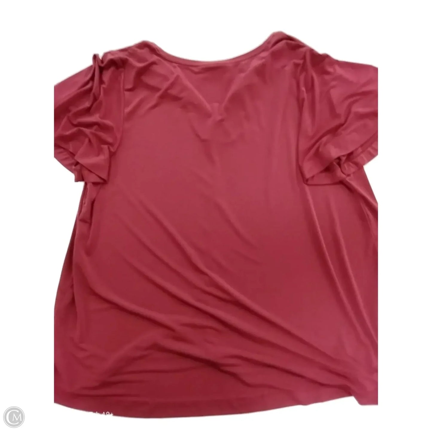 Top Short Sleeve By Lane Bryant In Red, Size: 16