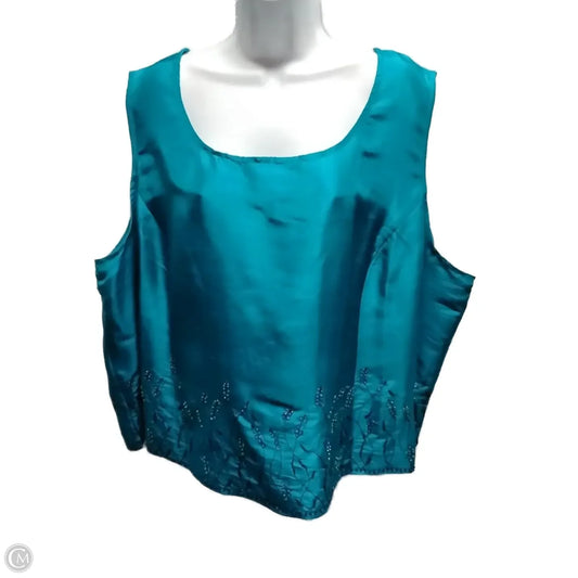 Tank Top By Clothes Mentor In Blue, Size: 3x