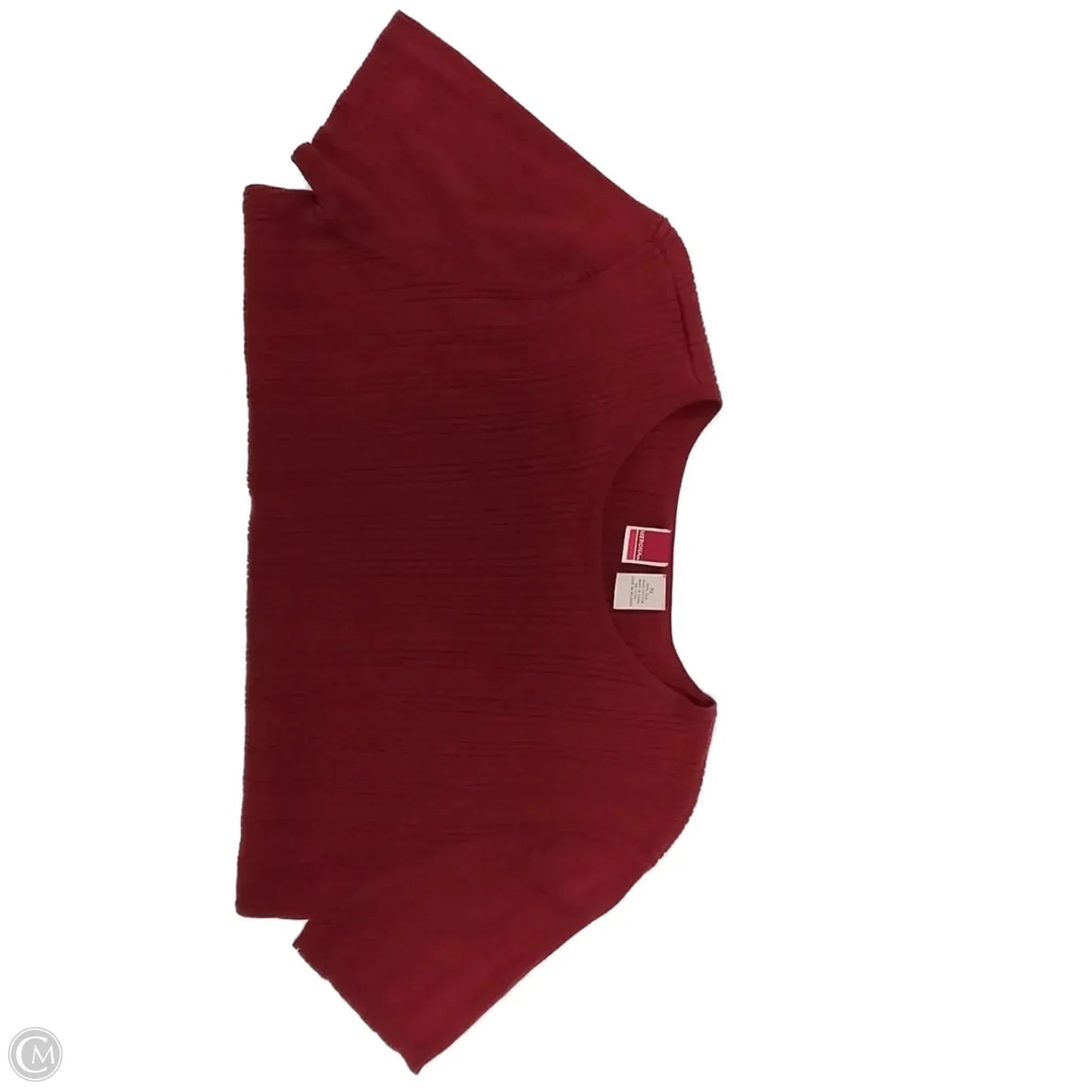 Top Short Sleeve By Merona In Red, Size: Xl