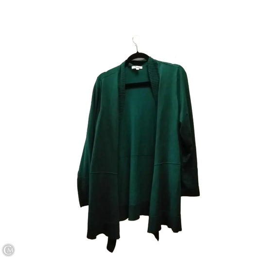 Cardigan By 89th And Madison In Green, Size: 1x