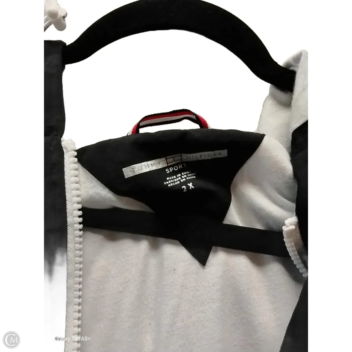 Jacket Puffer & Quilted By Tommy Hilfiger In Black, Size: 3x