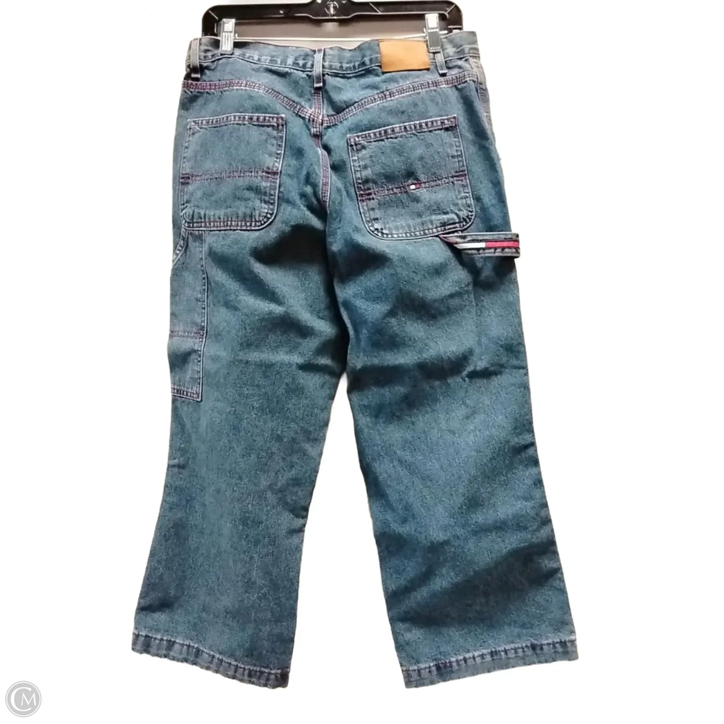 Jeans Wide Leg By Tommy Hilfiger In Blue Denim, Size: 10