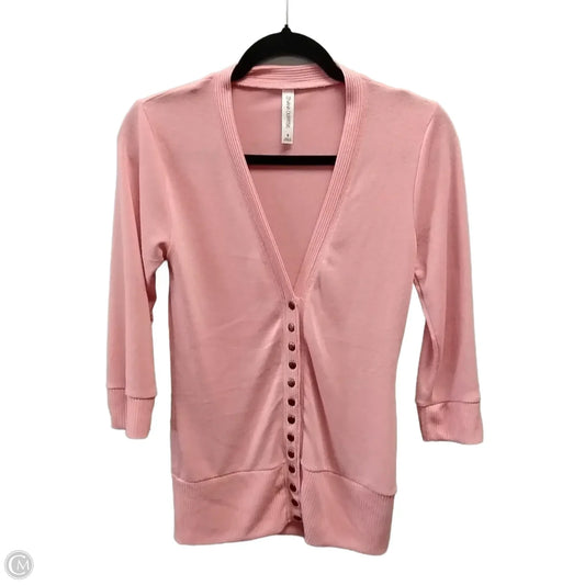 Cardigan By Zenana Outfitters In Pink, Size: S