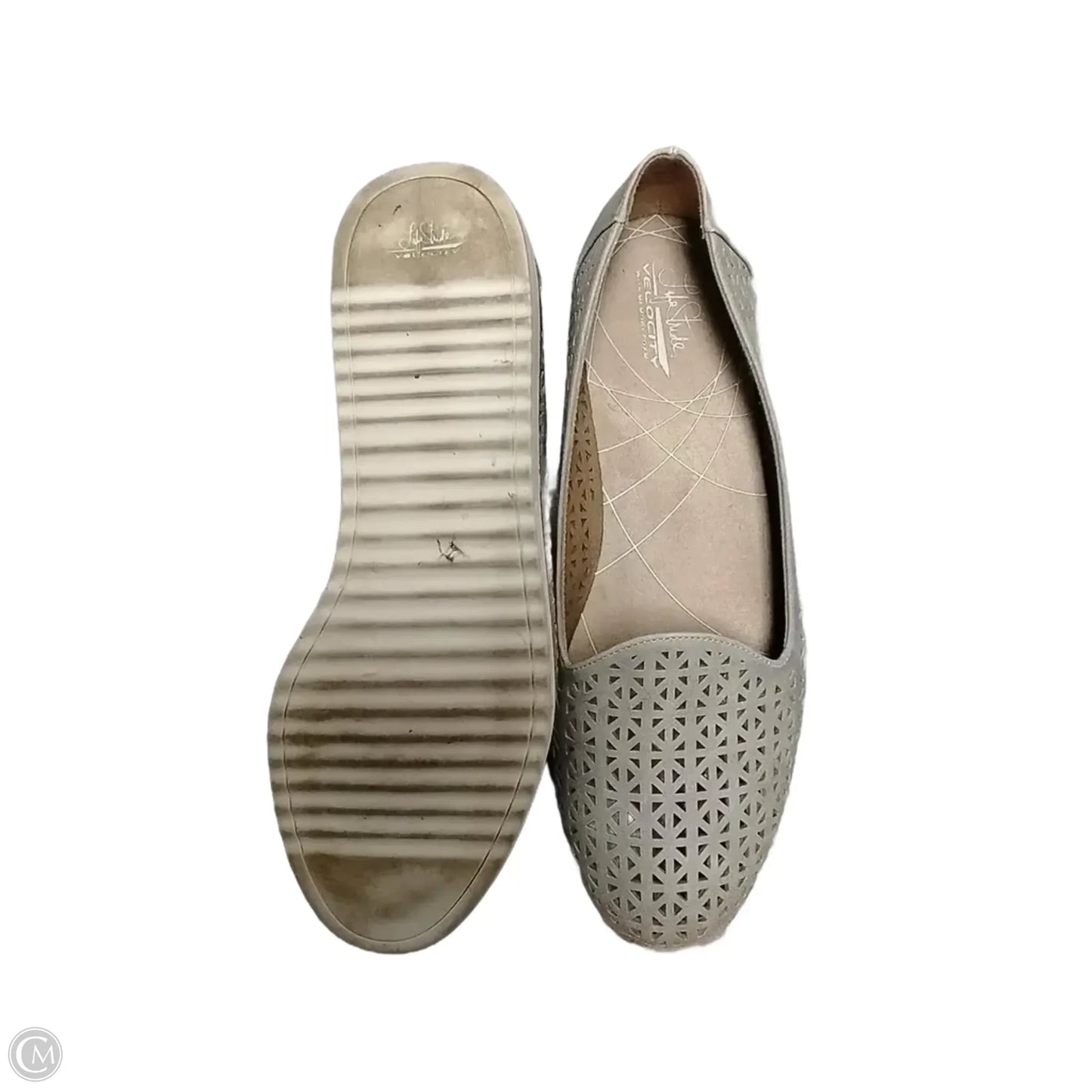 Shoes Flats By Life Stride In Grey, Size: 8.5