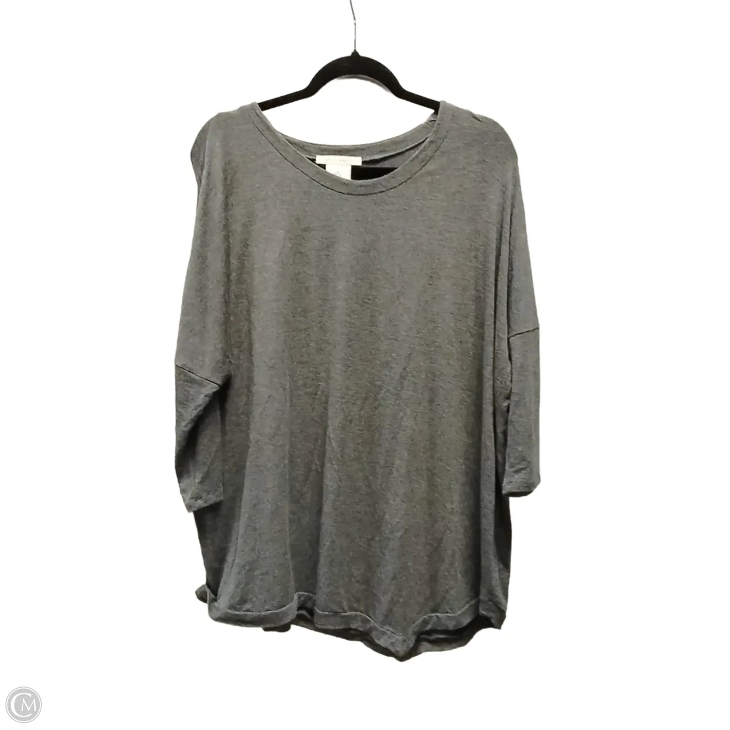 Top Long Sleeve Basic By Philosophy In Grey, Size: L