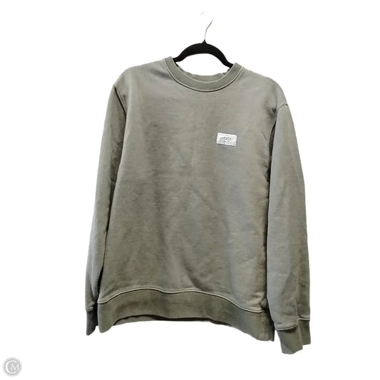 Sweatshirt Crewneck By Eddie Bauer In Green, Size: M