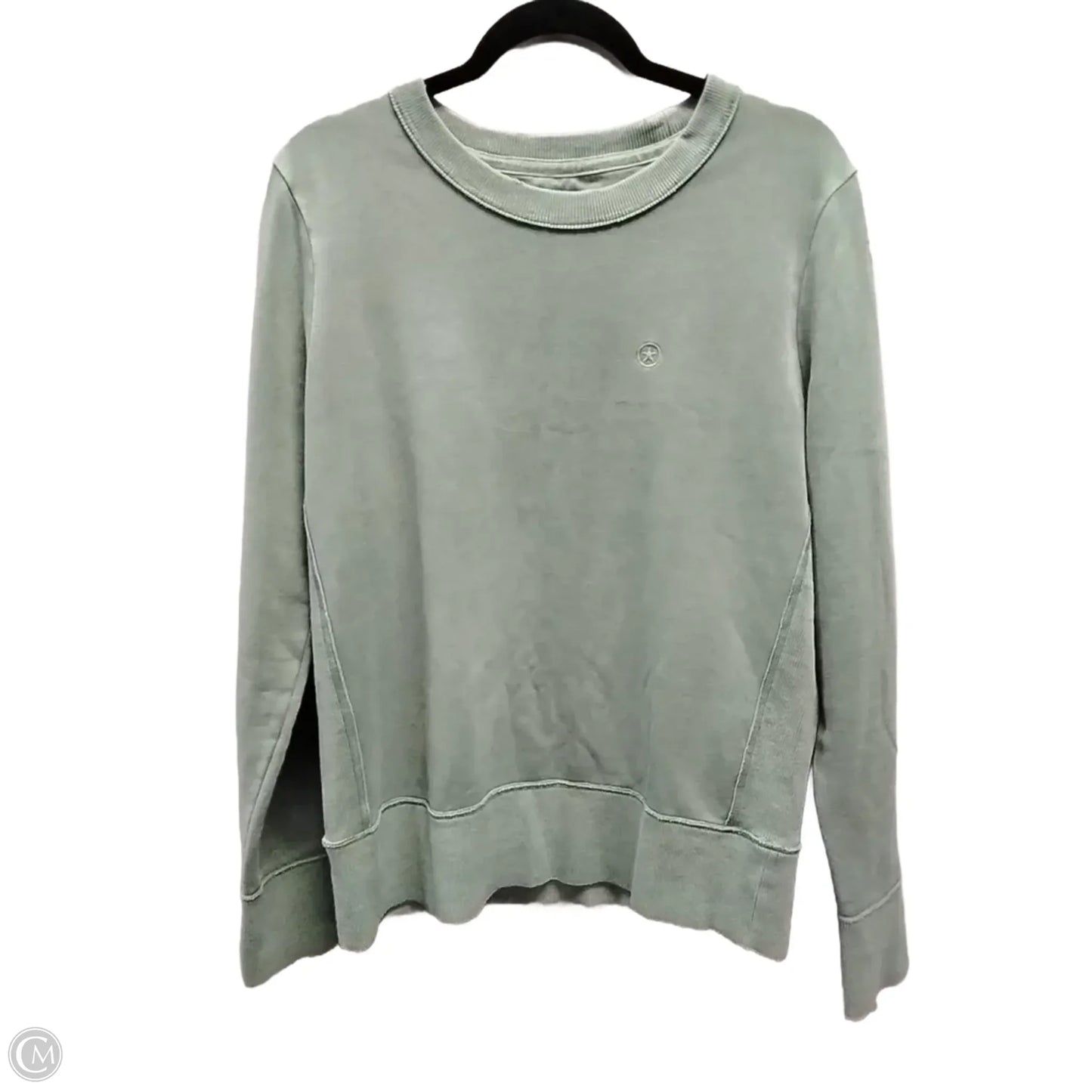 Sweatshirt Collar By Converse In Green, Size: Xl
