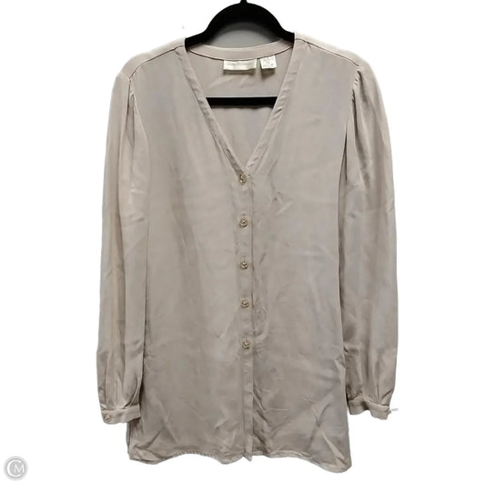 Top Long Sleeve By Dana Buchman In Pink, Size: 4