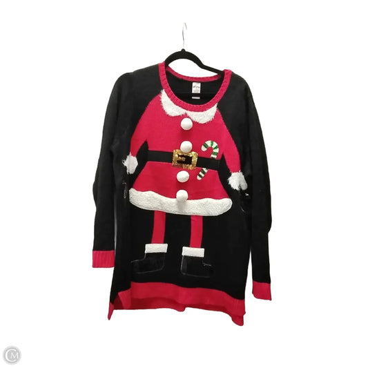 Sweater By Holiday Time In Black, Size: 2x